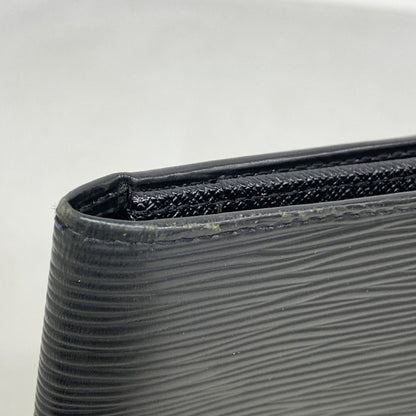 Louis Vuitton Epi Long Wallet Porte Carte Credit M63212 Noir