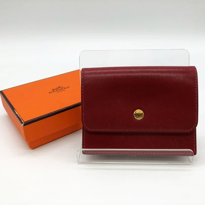 Leather Hermes Coin Purse/ Coin Case