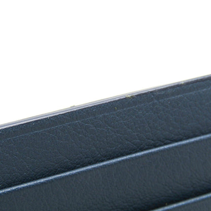 Tiffany Leather Card Case Navy