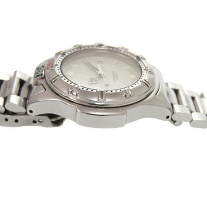 Tag Heuer 999.708 Professional 200M Stainless Steel Cream Silver Quartz Watch 1909