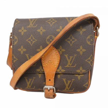 Louis Vuitton Monogram Mini Cartouchiere Shoulder Bag M51254 Brown