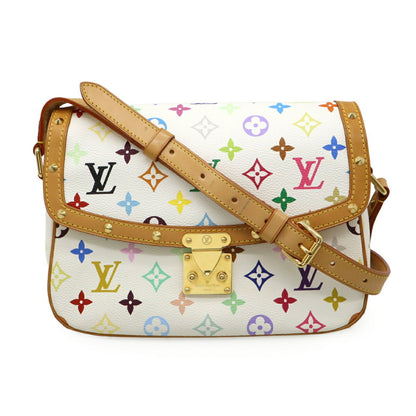 Louis Vuitton Louis Vuitton Monogram Multicolor Sologne Shoulder Bag Blanc White M92661