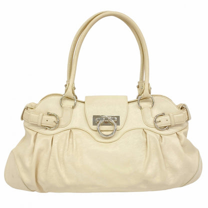 Salvatore Ferragamo Gancini Leather Handbag