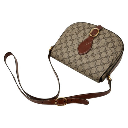 Gucci Gg Supreme Crossbody Shoulder Bag 432150 Beige Brown Leather