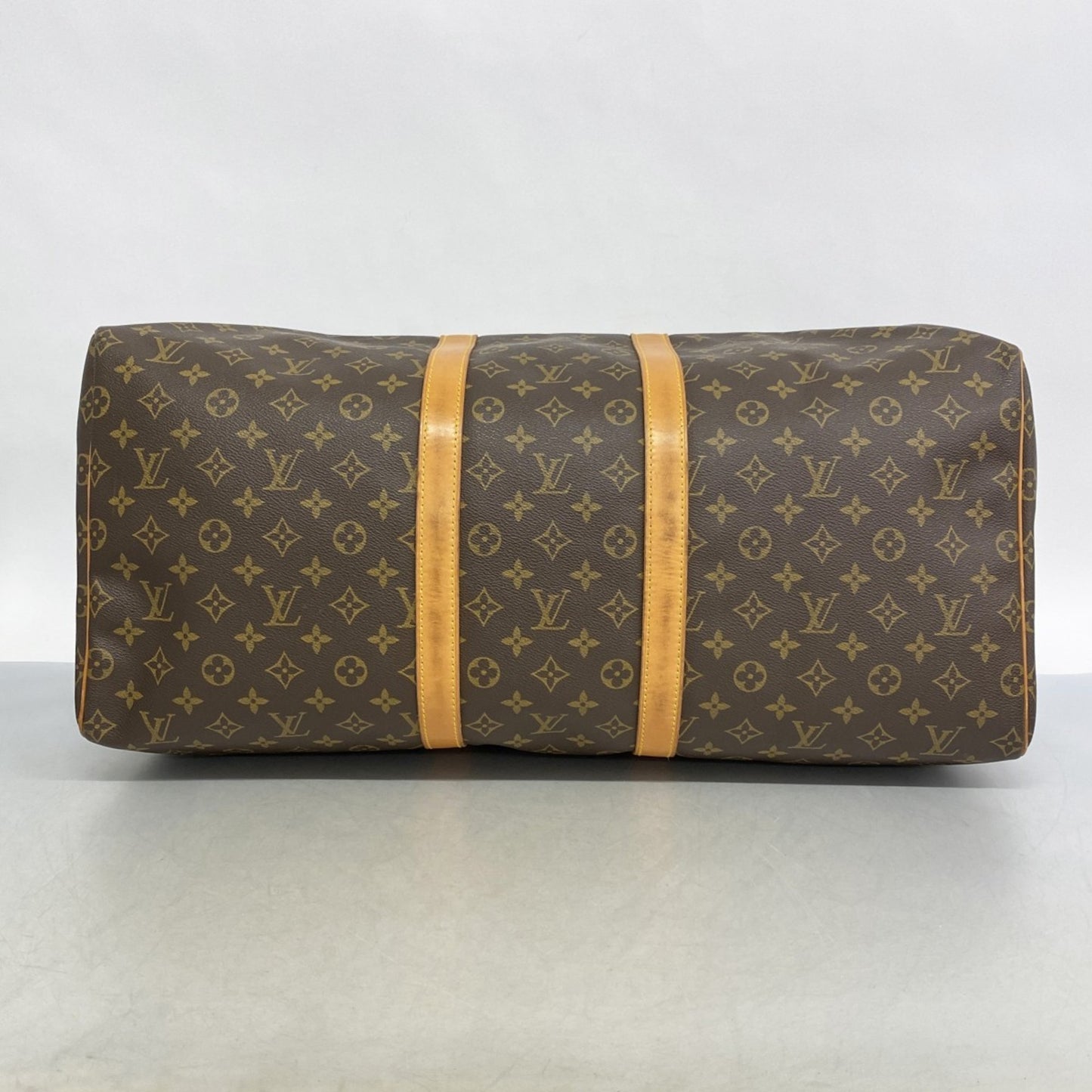 Louis Vuitton Monogram Keepall 55 Boston Bag M41424 Brown