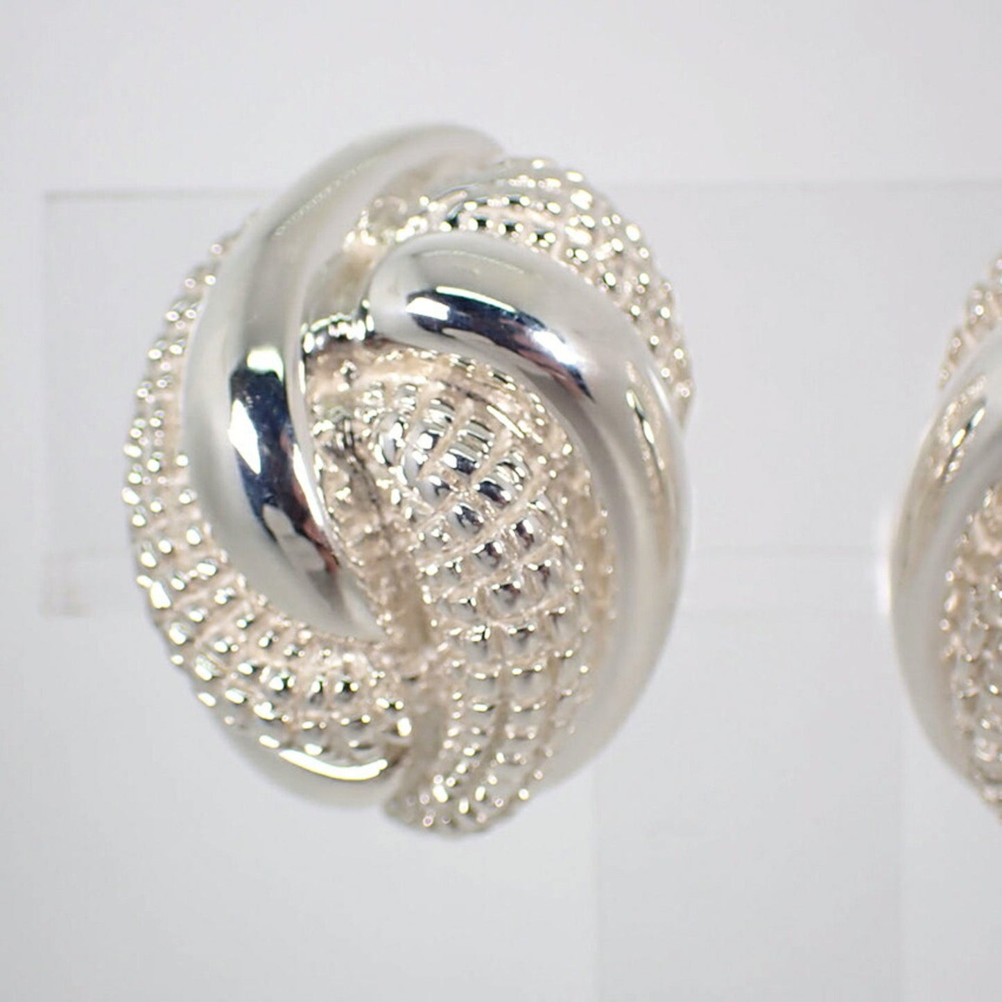 Tiffany 925 Twisted Rope Earrings