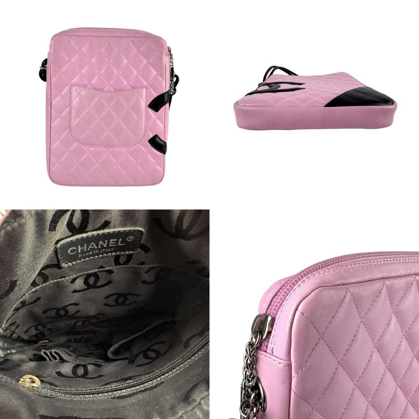 Chanel Cambon Line Shoulder Bag In Pink