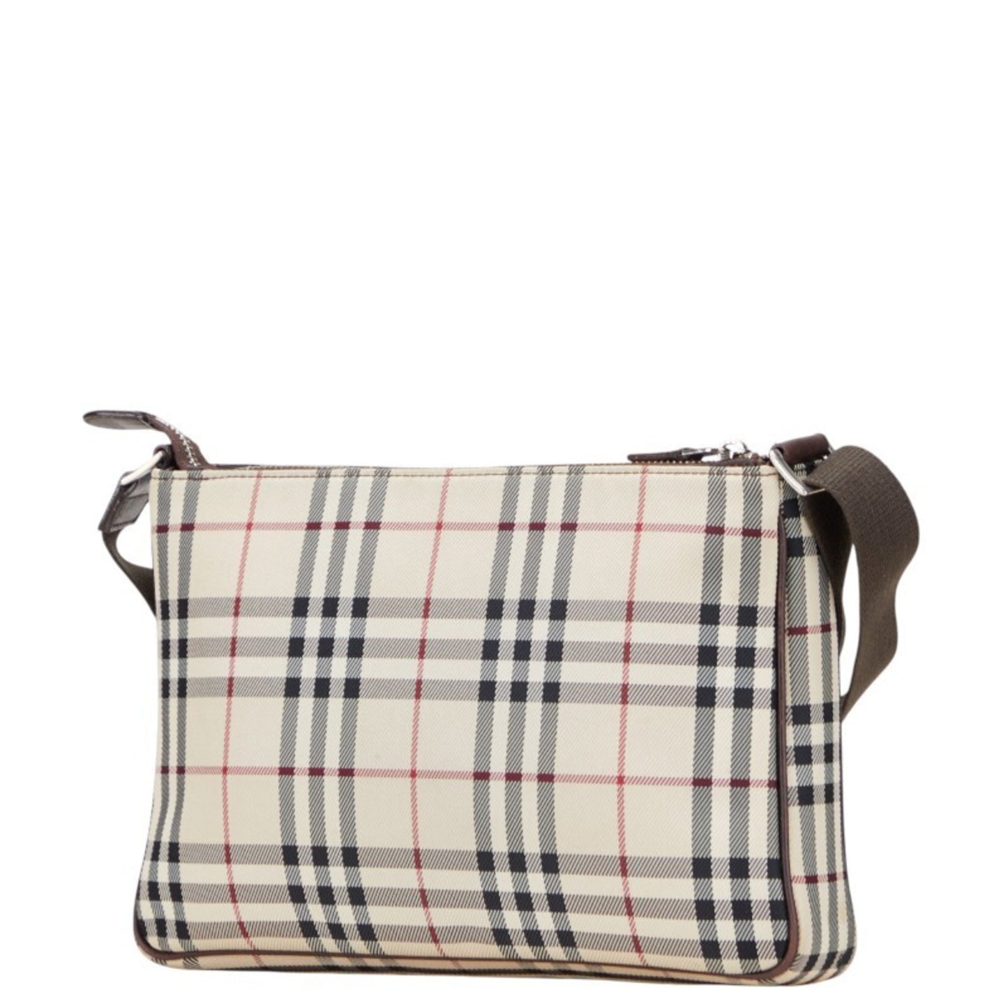 Burberry Nova Check Shoulder Bag In Beige