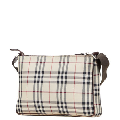 Burberry Nova Check Shoulder Bag In Beige
