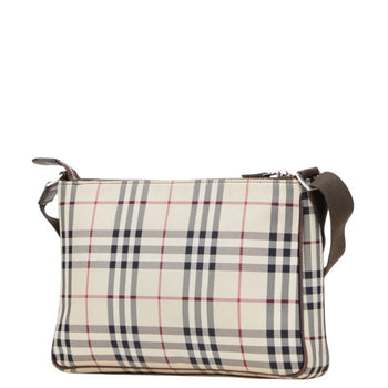 Burberry Nova Check Shoulder Bag In Beige