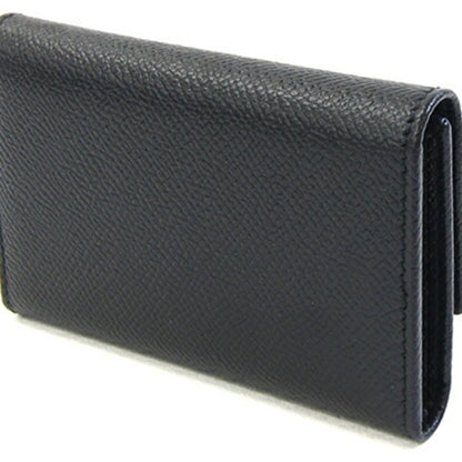 Bvlgari 6-Ring Key Case 20234 Black Leather
