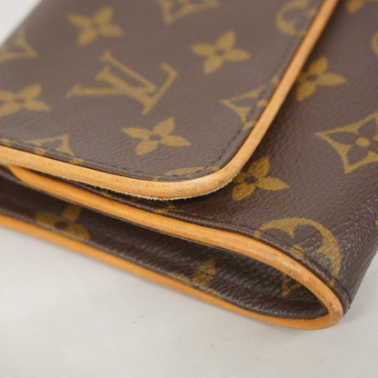 Louis Vuitton Monogram Pochette Twin Gm Shoulder Bag M51852 Brown