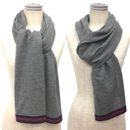 Gucci Gucci Scarf Wool Grey