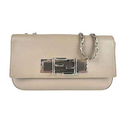 Fendi Tre Baguette Shoulder Bag In Leather