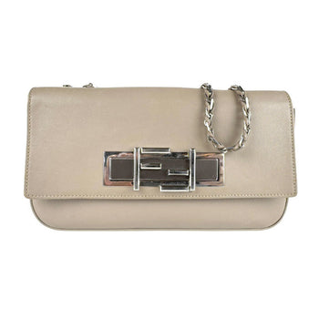 Fendi Tre Baguette Shoulder Bag In Leather
