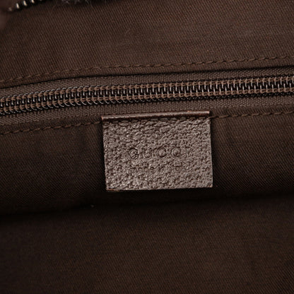 Gucci Gg Canvas Crossbody Shoulder Bag 122791 Beige Brown Leather