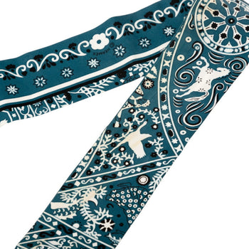 Hermes Herms Twilly Peuple Du Vent Scarf