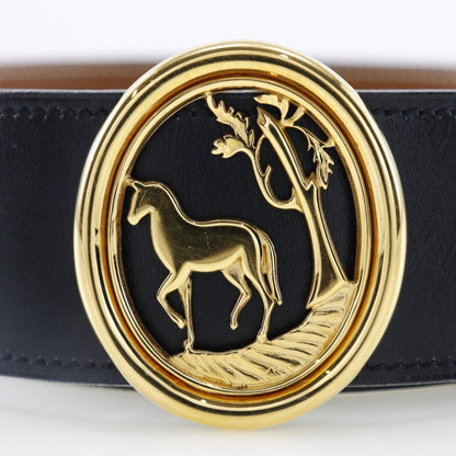 Hermes Hermes Belt Box Calf X Cushvel 1993 ?W
