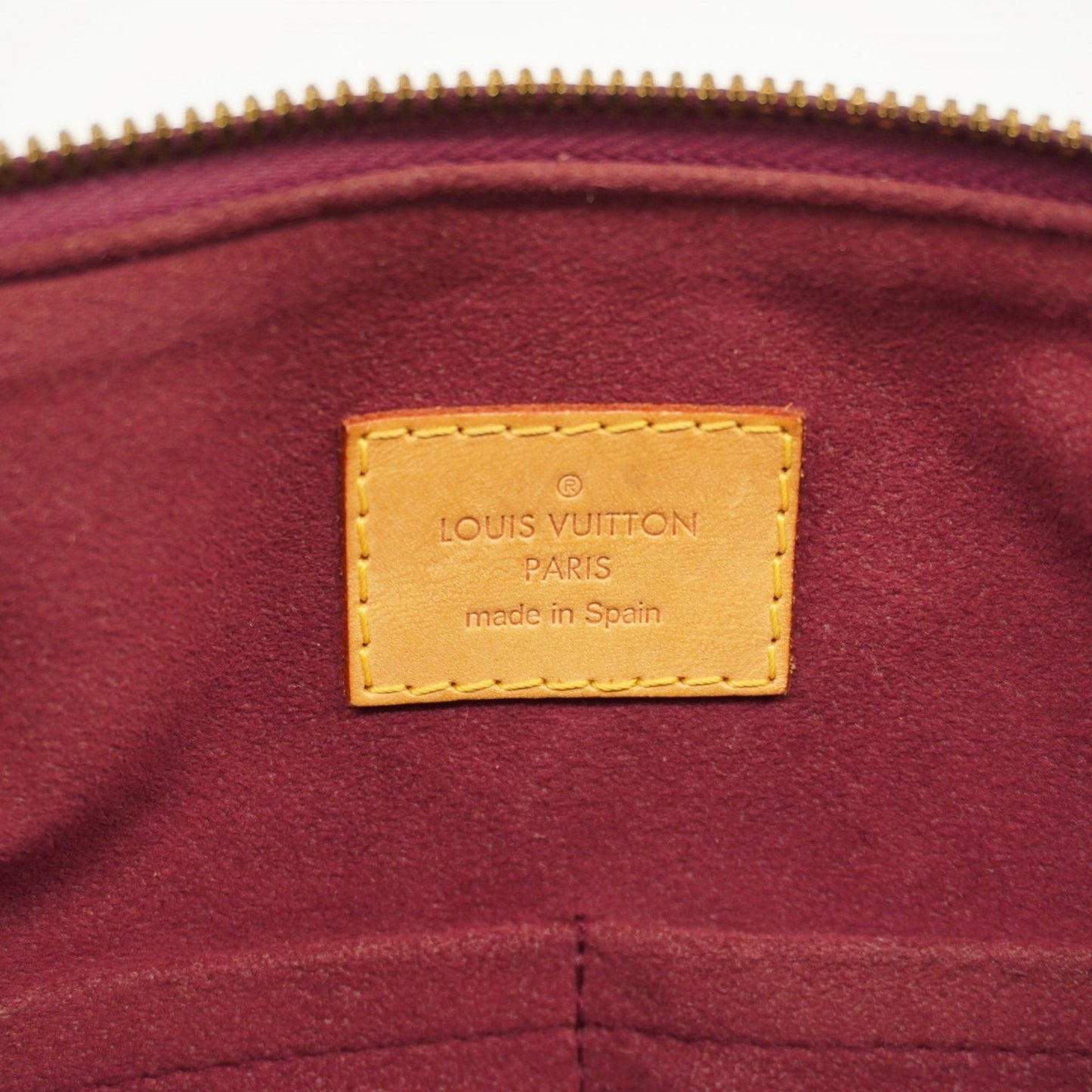 Louis Vuitton Monogram Pallas Handbag M40906 Brown Aurore 2-Way Bag