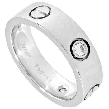 Cartier 3P Diamond Love Ring