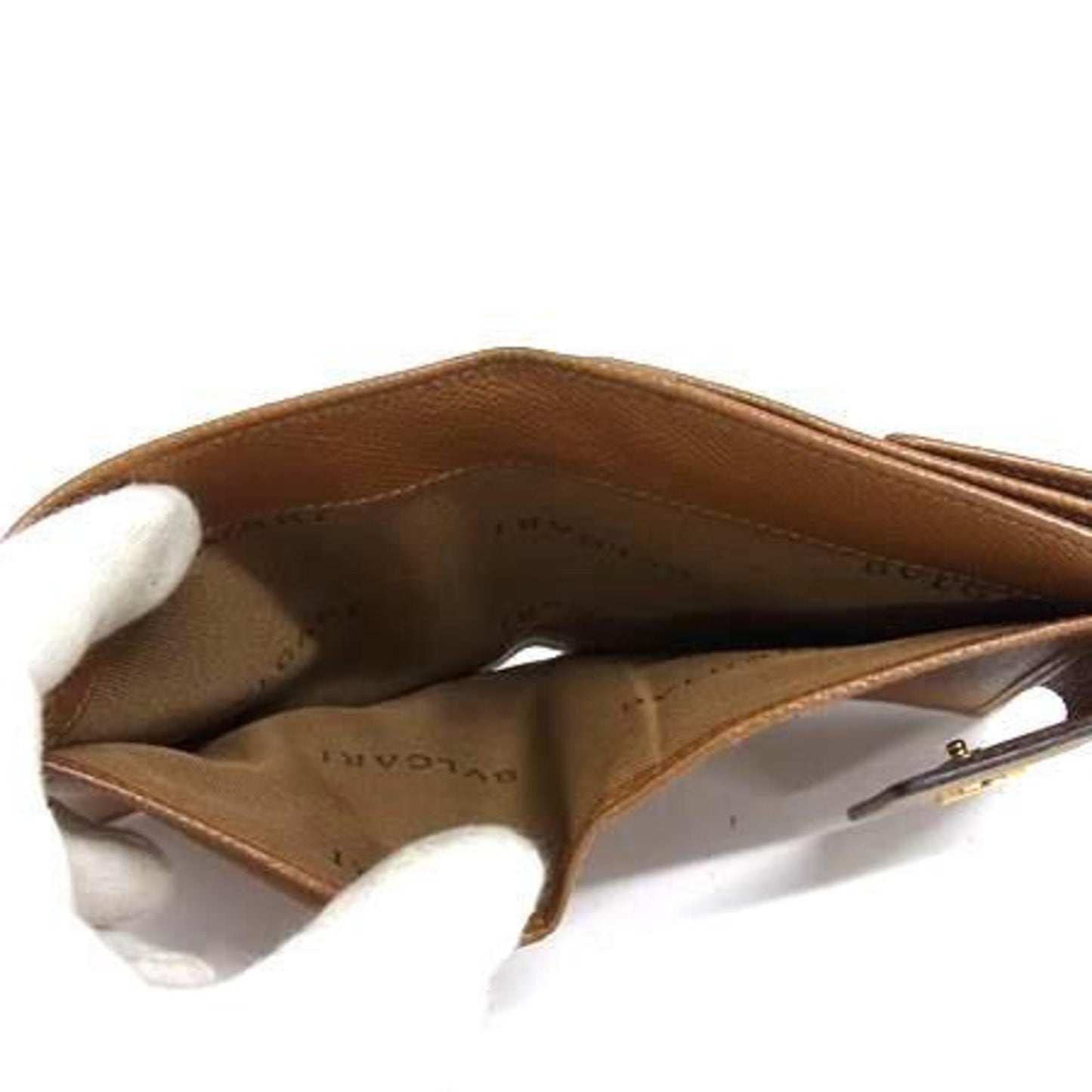 Bvlgari Wallet - Brown Leather Bifold