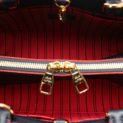 Louis Vuitton Monogram Empreinte Montaigne Bb Shoulder Bag/Handbag 2-Way M42747 Marine Rouge Navy