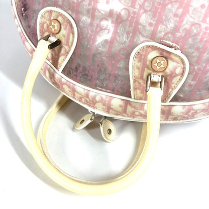 Christian Dior Dior Trotter Logo Tote Bag/Mini Boston Bag/Handbag In Vinyl And Patent Leather