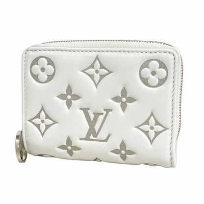 Louis Vuitton Monogram Embossed Portefeuille Lou Wallet M12153 White