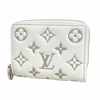 Louis Vuitton Monogram Embossed Portefeuille Lou Wallet M12153 White