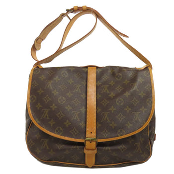 Louis Vuitton M42254 Saumur 35 Shoulder Bag Monogram Canvas