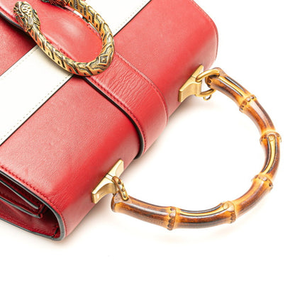 Gucci Bamboo Dionysus Handbag/Shoulder Bag 2Way 448075 Red Leather