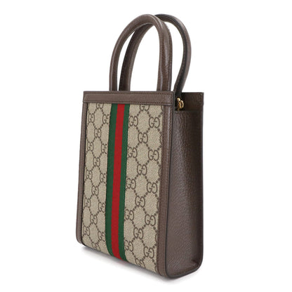 Gucci Ophidia 2Way Hand Shoulder Bag Gg Supreme Canvas Leather Beige Brown 772317 Bag