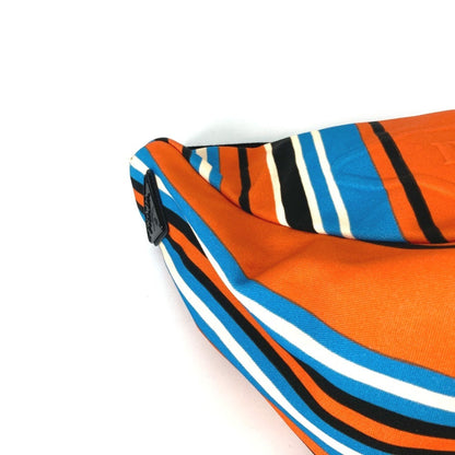 Prada 2Vy007 Striped Triangle Bayadere Crossbody Shoulder Bag In Canvas