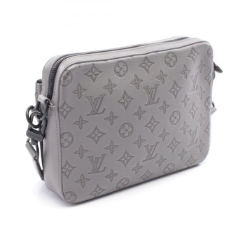 Louis Vuitton Trio Messenger Shoulder Bag In Monogram Shadow Leather