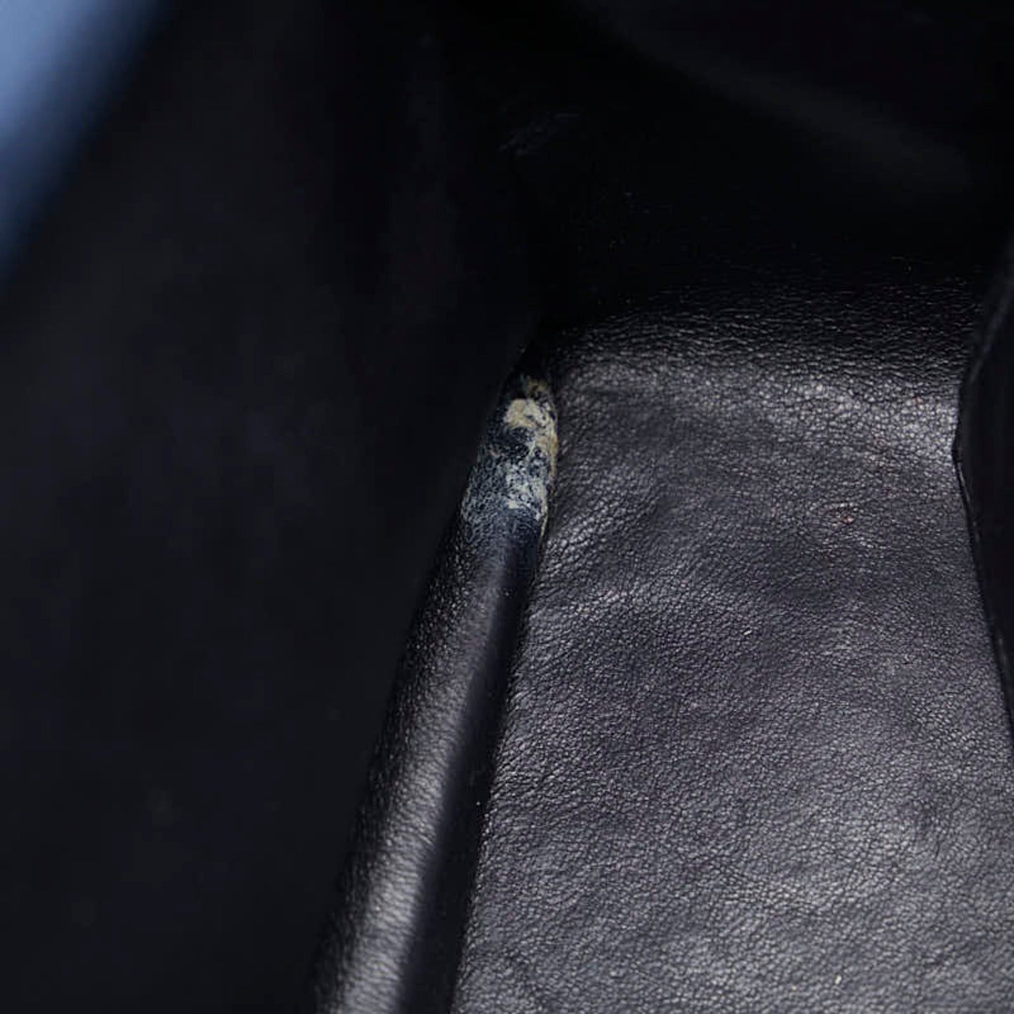 Chanel Matelasse Coco Mark Chain Shoulder Bag Tote Black Lambskin