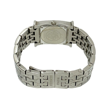 Hermes H Watch Stainless Steel Wristwatch For Men