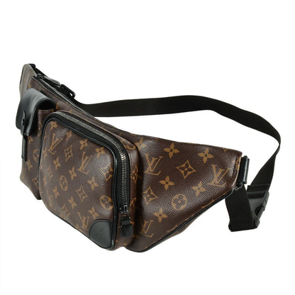 Louis Vuitton Louis Vuitton Monogram Macassar Christopher Bum Bag Body Canvas M45337 Brown Ba3220