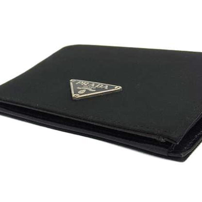 Prada Prada Triangle Wallet - Black Tessuto Nylon Bifold