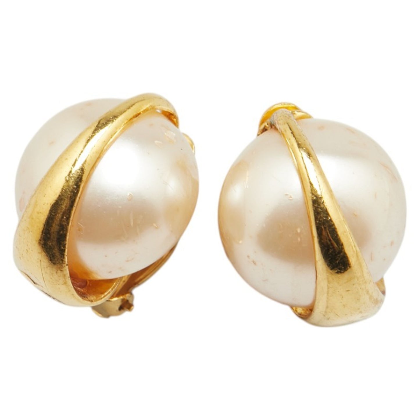 Chanel Vintage Pearl Earrings