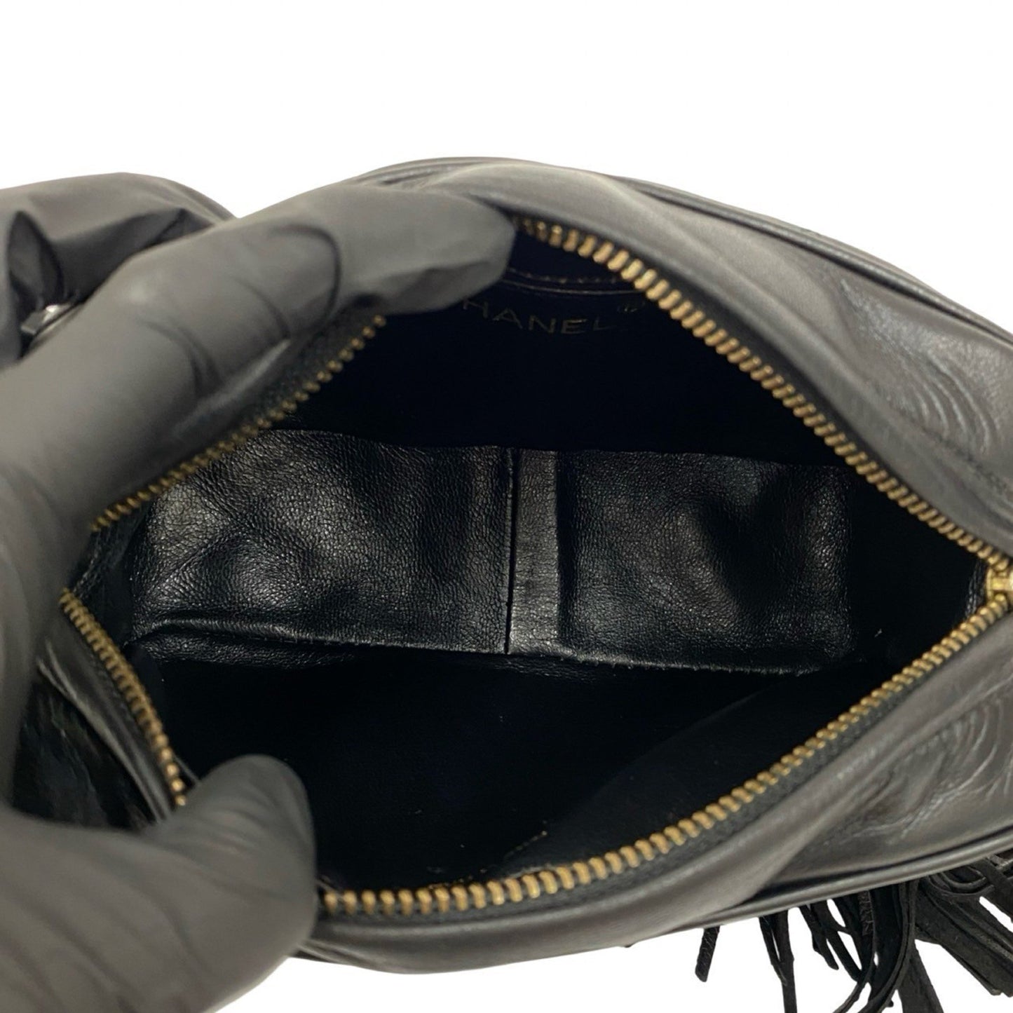 Chanel Matelasse Coco Mark Tassel Lambskin Chain Shoulder Bag