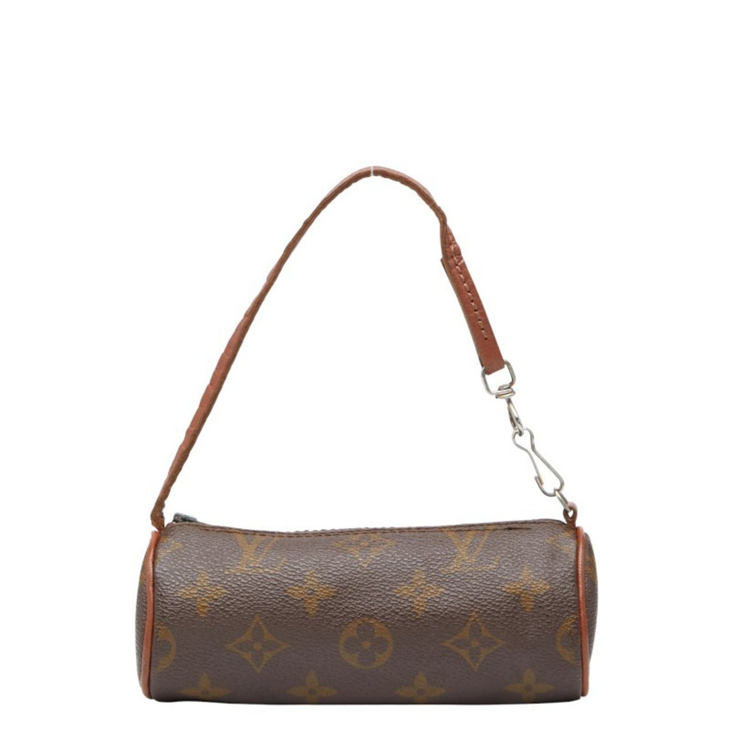 Louis Vuitton Monogram Papillon 30 Accessory Pouch M51385 Brown Leather