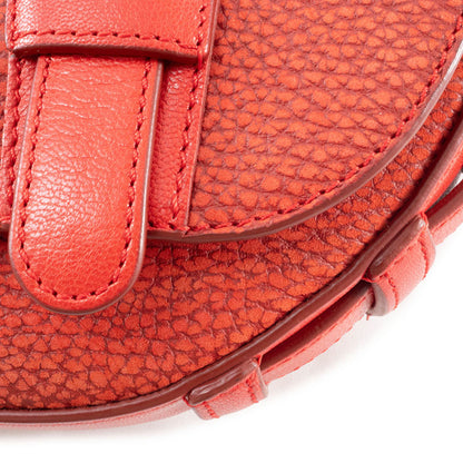 Loewe Senda Handbag In Red Leather