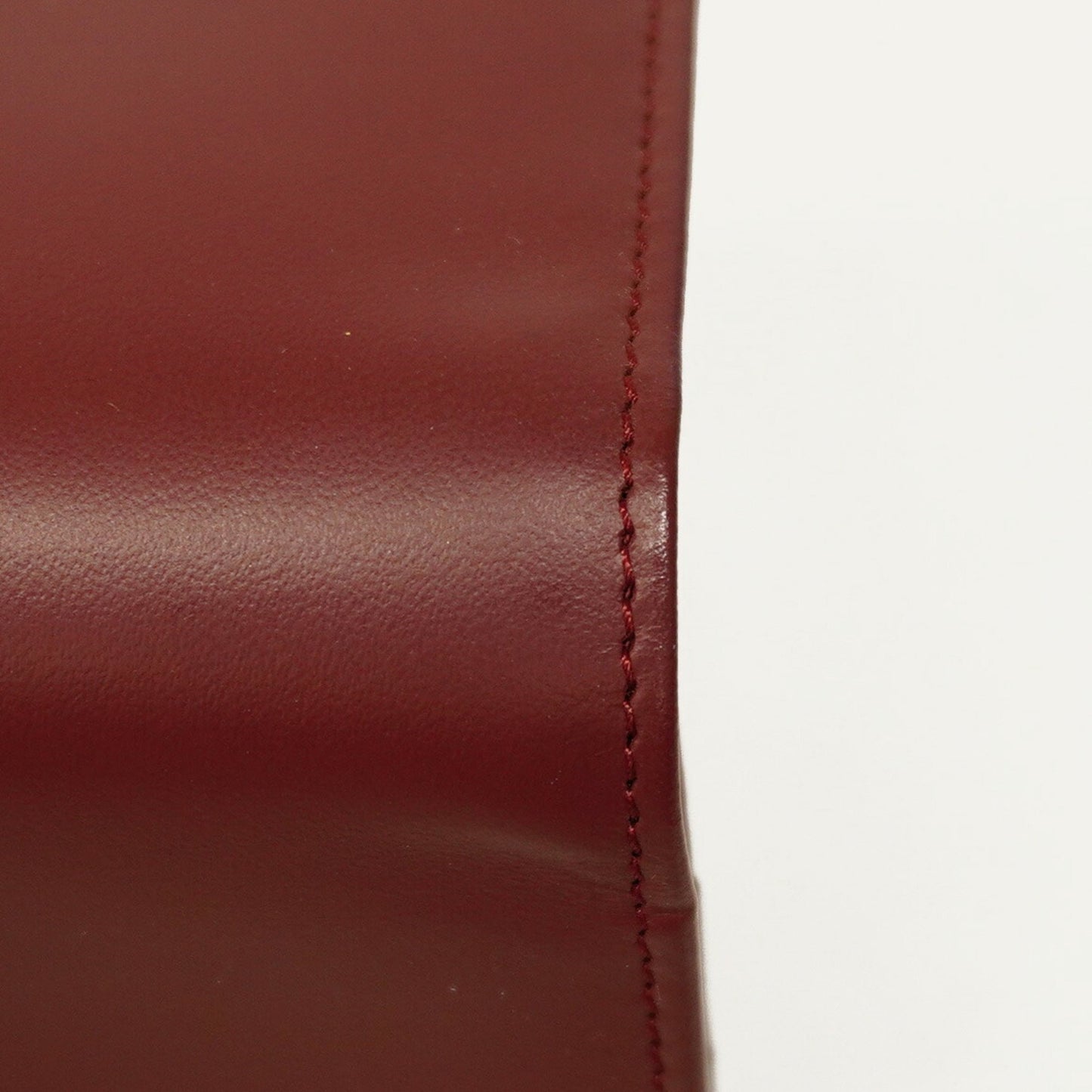 Cartier Must Long Wallet Leather Bordeaux