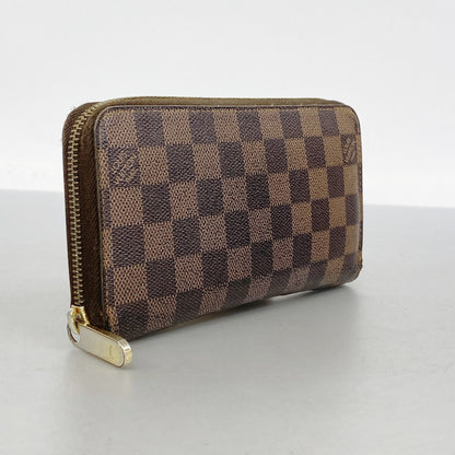Louis Vuitton Damier Zippy Wallet N60015 Ebene Long