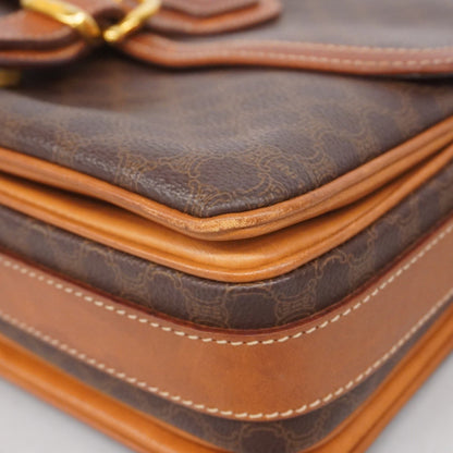 Celine Shoulder Bag Macadam Brown