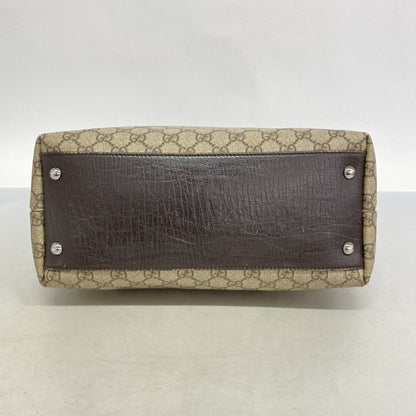 Gucci Gg Supreme Tote Bag 131220 Beige Brown
