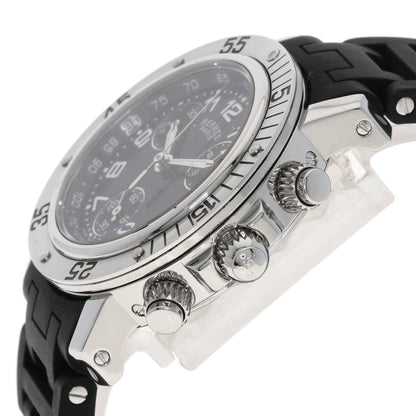 Herms Cl2.315 Clipper Diver Chronograph Watch In Stainless Steel