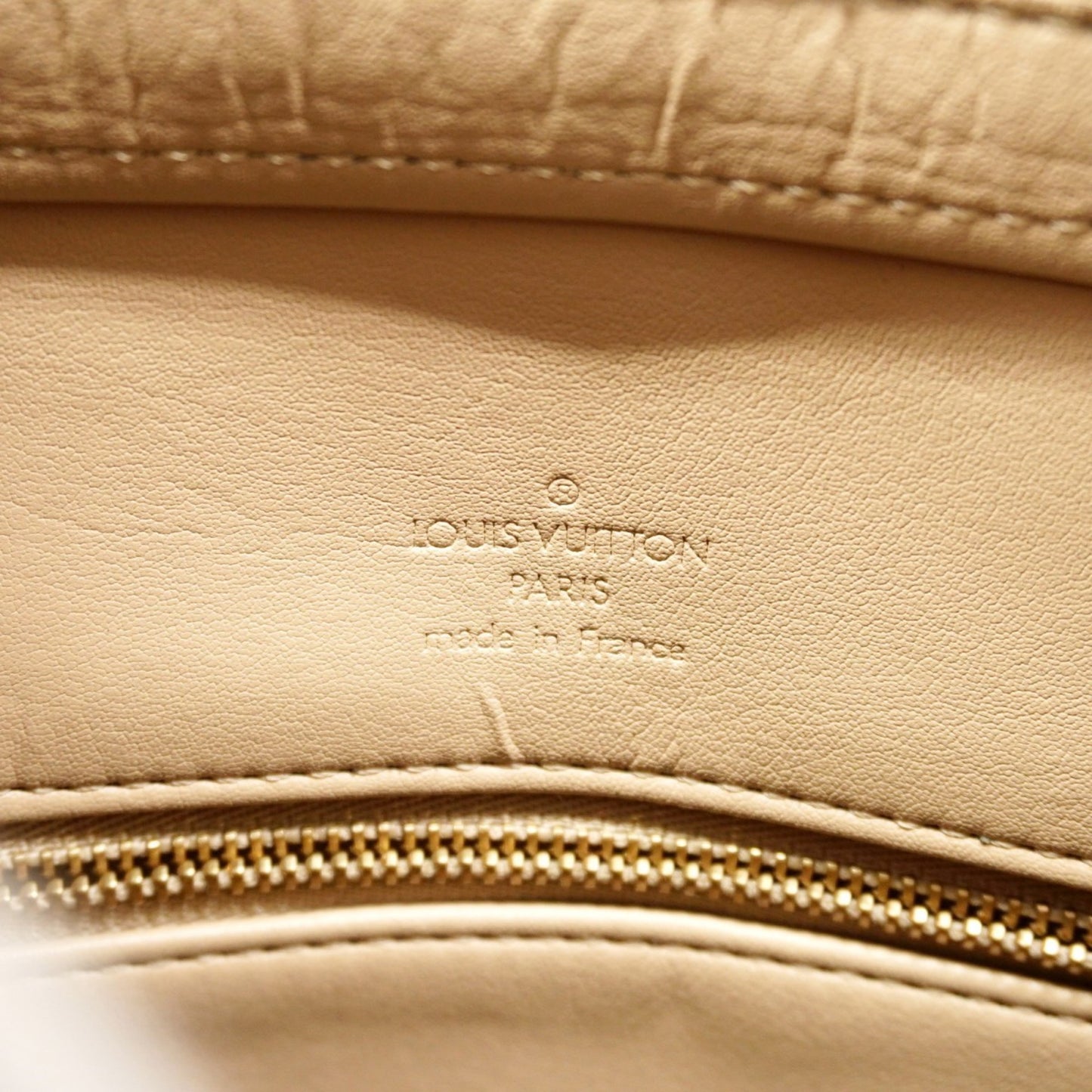 Louis Vuitton Vernis Houston Tote Bag M91004 Beige