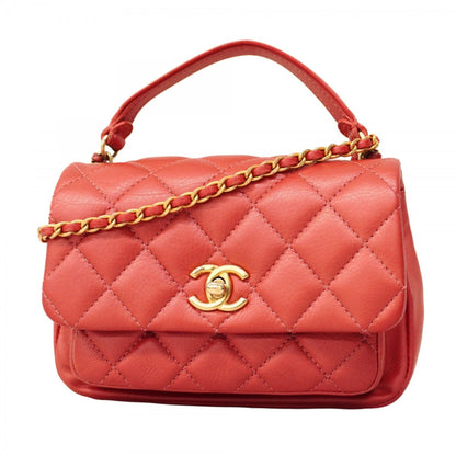Chanel Matelasse Chain Leather Handbag