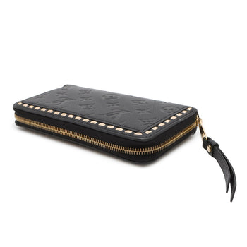 Louis Vuitton Long Wallet Monogram Empreinte Zippy M64805 Louis Vuitton Black